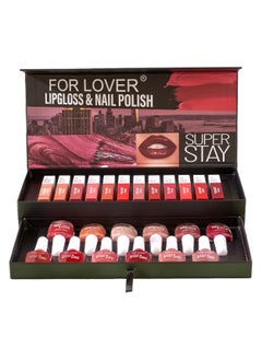 FOR LOVER 24-Piece Lip-Gloss And Nail Polish  - Image 1
