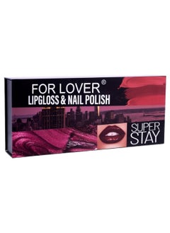 FOR LOVER 24-Piece Lip-Gloss And Nail Polish  - Image 4