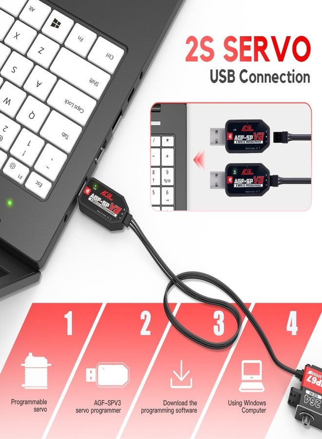 AGFRC USB Servo Programmer Card for AGFRC Servos with Programmable Marked(AGF-SPV3) - Image 5