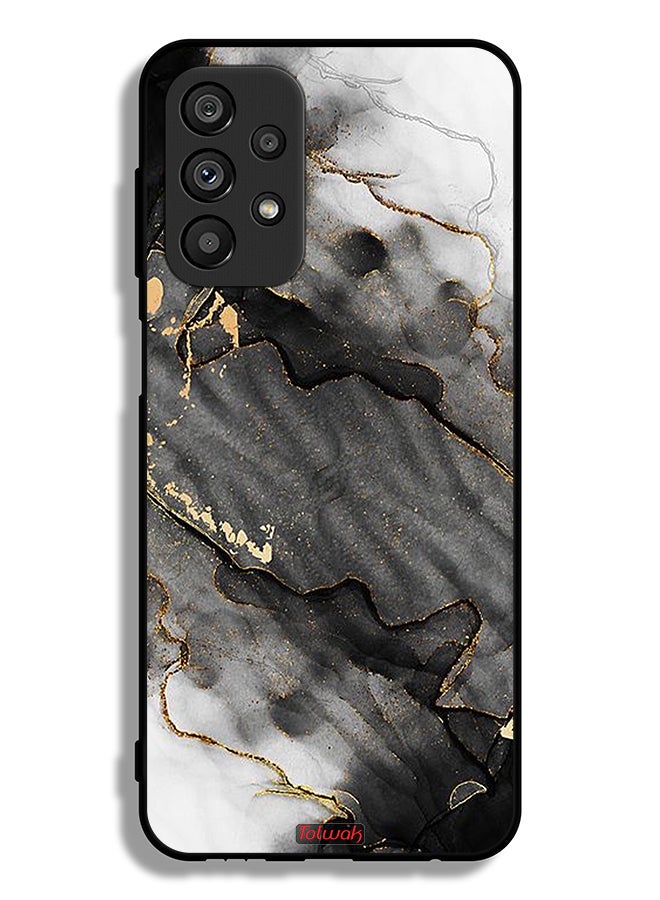 Tolwak Samsung Galaxy A23 5G Protective Case Cover Glitter Marble - Image 1
