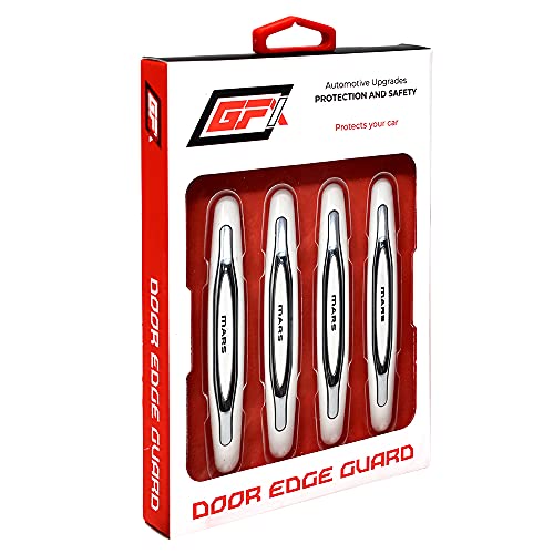 GFX Car Door Edge Protector Guard Scratch (4Pcs) (Mars-White) - Image 1