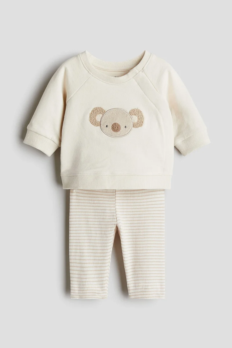 H&M 2-piece cotton set
