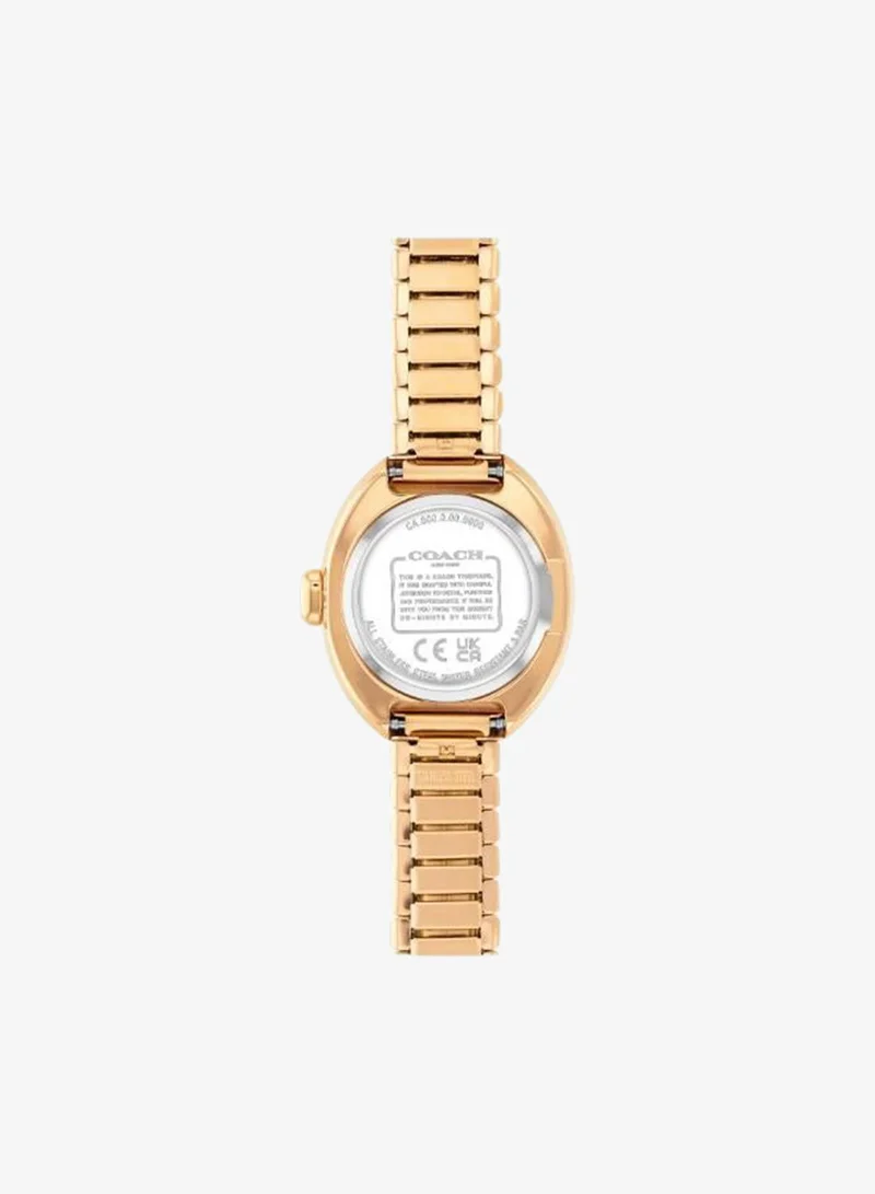 Coach Coach Two Hand Quartz Movement Watch for Women SAMMY Collection with Gold Colored Stainless Steel Bracelet - 14504571