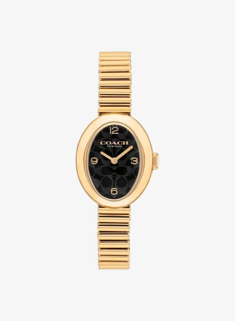 Coach Coach Two Hand Quartz Movement Watch for Women SAMMY Collection with Gold Colored Stainless Steel Bracelet - 14504571