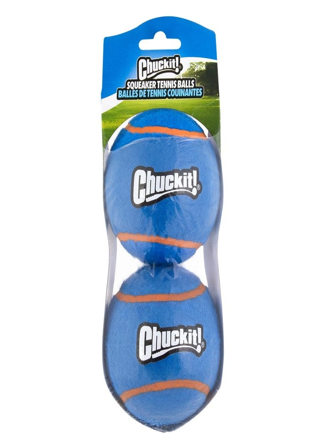 ChuckIt! Squeaker Tennis Ball Dog Toy, X-Large (3.5 Inch Diameter) Pack of 2, for Breeds 100+ lbs - Image 2