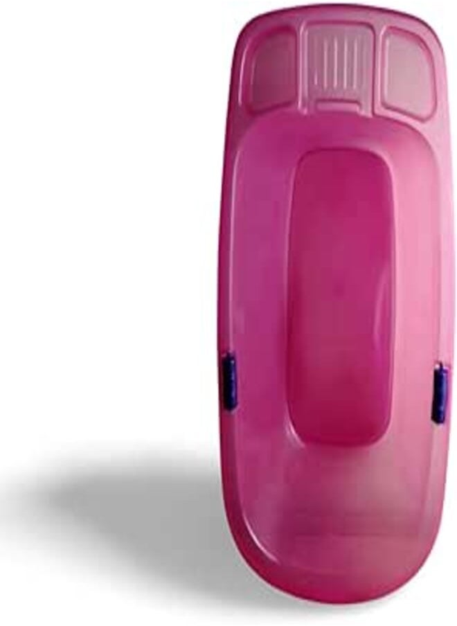 Generic Baby Bath Tub - Comfortable and Safe Design - Transparent Pink 