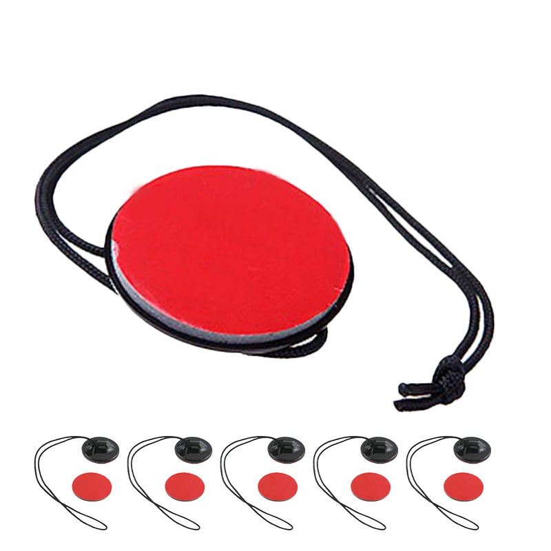 6pcs Adhesive Camera Tethers：Safety Leash Strap For Outdoor Sports Surfing And Diving Action Cameras Helmet Mount Accessories - Image 1