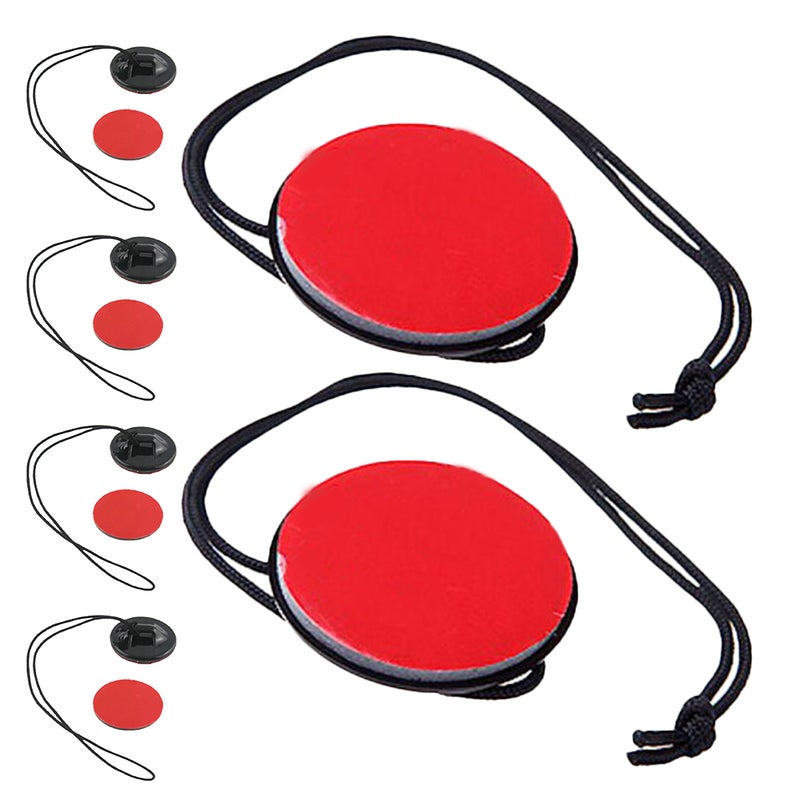 6pcs Adhesive Camera Tethers：Safety Leash Strap For Outdoor Sports Surfing And Diving Action Cameras Helmet Mount Accessories - Image 2