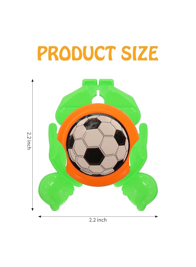 Excefore 60 Pack Football Flying Saucers Launcher Toys Party Favors Chasing Toy Gifts Toys Outside Flying Toys Suitable For Kids 3 8 Years Old - Image 2