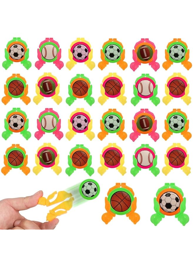 Excefore 60 Pack Football Flying Saucers Launcher Toys Party Favors Chasing Toy Gifts Toys Outside Flying Toys Suitable For Kids 3 8 Years Old - Image 1