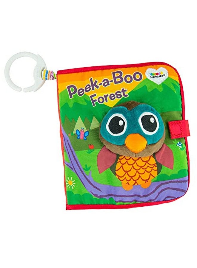 Lamaze Peekaboo Forest Soft Baby Book Clipon Cloth Book Washable Crinkling Fabric Pages For Sensory Play Teething And Learning Toys For Babies 6 Months And Up - Image 1