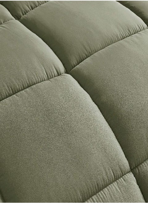 Chezmoi Collection 3-Piece Down Alternative Comforter Set (Oversized King, Sage)