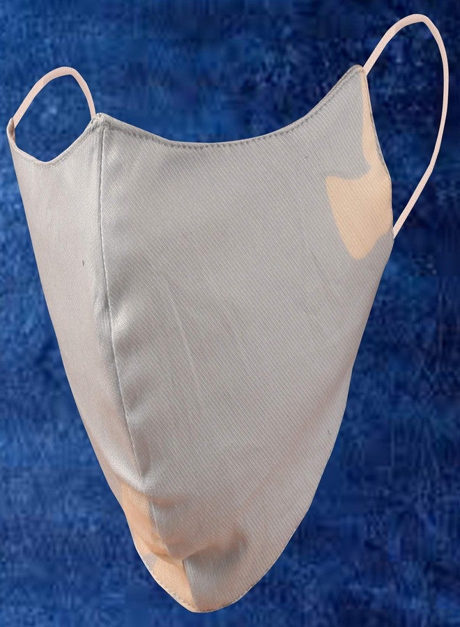 Touchstone 3 layer cotton face mask reusable washable (Pack of 3). Red Blue Grey Black - Image 4