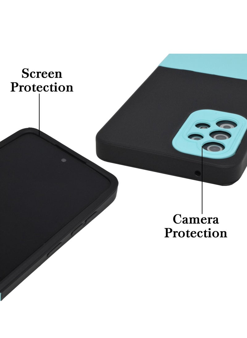 Houmt Samsung A72 Case Cover Soft Silicone Slim Protective Shockproof with Anti-Scratch Microfiber Cloth Lining Back Cover 360 Degree Protection  - Image 2