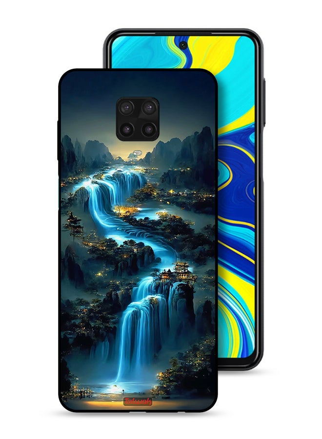 Tolwak غطاء حماية لهاتف Xiaomi Redmi Note 9S بتصميم شلال - Image 1