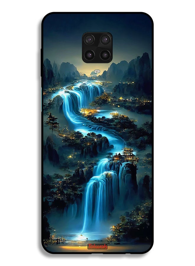 Tolwak غطاء حماية لهاتف Xiaomi Redmi Note 9S بتصميم شلال - Image 2