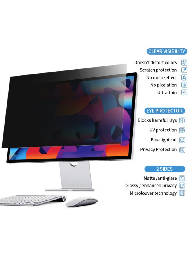 Generic - Privacy Screen Filter For Desktop Computer Widescreen Monito-Color:Computer Anti-peep Film (without Glue) Snap-on-Size:30 Inches -- 16:10 -- 641 * 401mm - Image 1