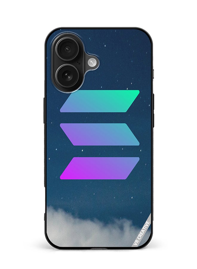 Protective Case Cover For Apple iPhone 16 Plus Solana Design Multicolour