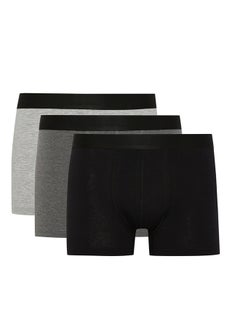 DeFacto Man Regular Fit  Underwear Knitted Boxer - 3 Pieces  - Image 1