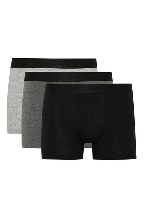 Man Regular Fit  Underwear Knitted Boxer - 3 Pieces