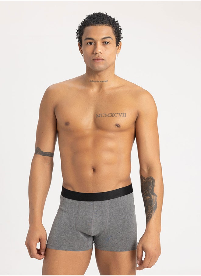 DeFacto Man Regular Fit  Underwear Knitted Boxer - 3 Pieces  - Image 4