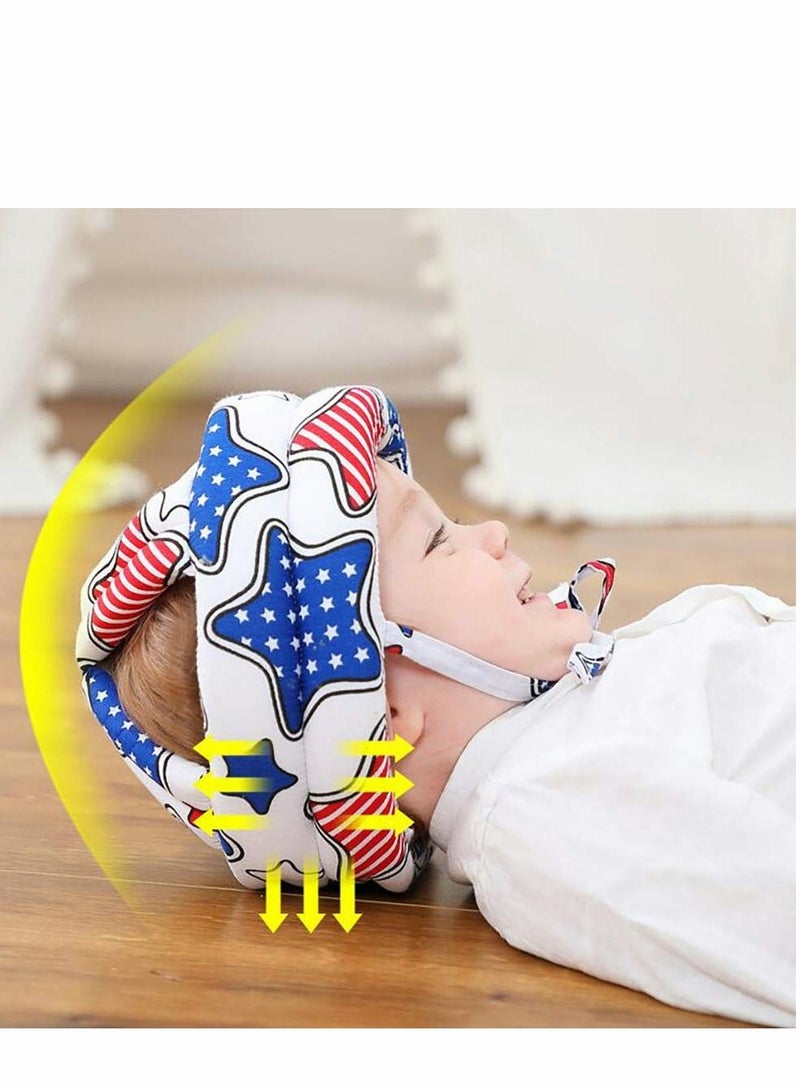 Baby Safety Helmet Head Protector, Infant Toddler No Bumps Cushion Bumper Bonnet with Padding, Cute Hat - Image 5