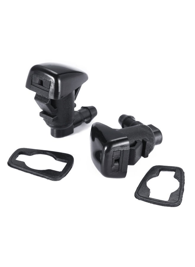 Topleo 2 PCS Front Windshield Washer Nozzle Wiper Spray Jet Fits Jeep Grand Cherokee 2011-2021, Fits Dodge Grand Caravan 2011-2014, Fits Dodge Durango 2011-2018 - Replace OEM 68269108AA, 55372143AB  - Image 1