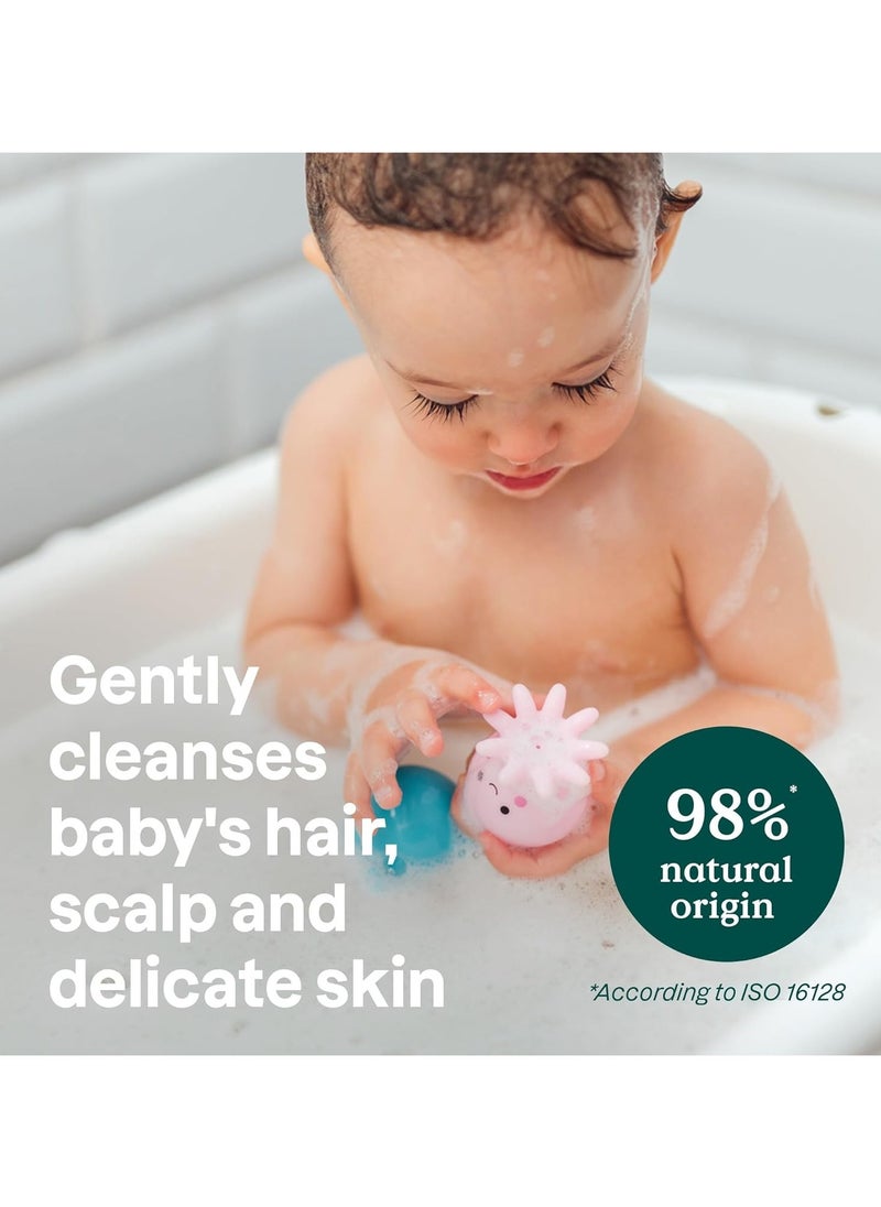 Attitude Oatmeal Sensitive Natural Baby Care Hair & Body Foaming Wash Unscented 250 ML  - Image 4