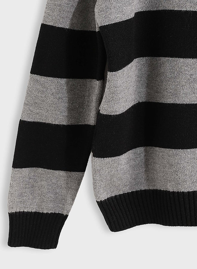 Red Circle Kids Unisex long zipper pullover - Image 4