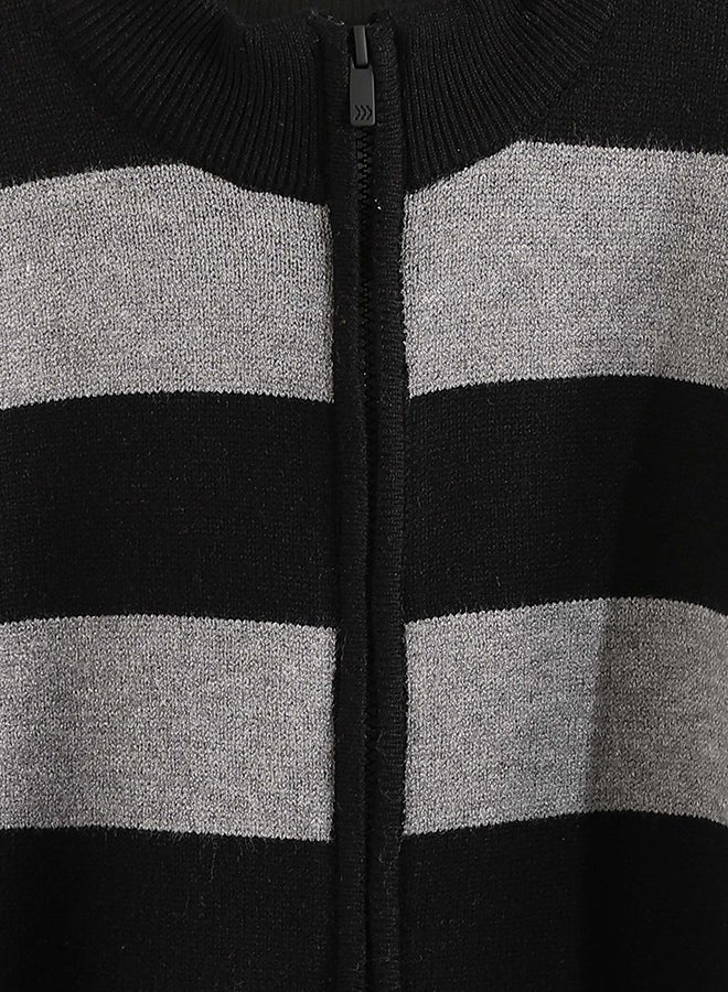 Red Circle Kids Unisex long zipper pullover - Image 3