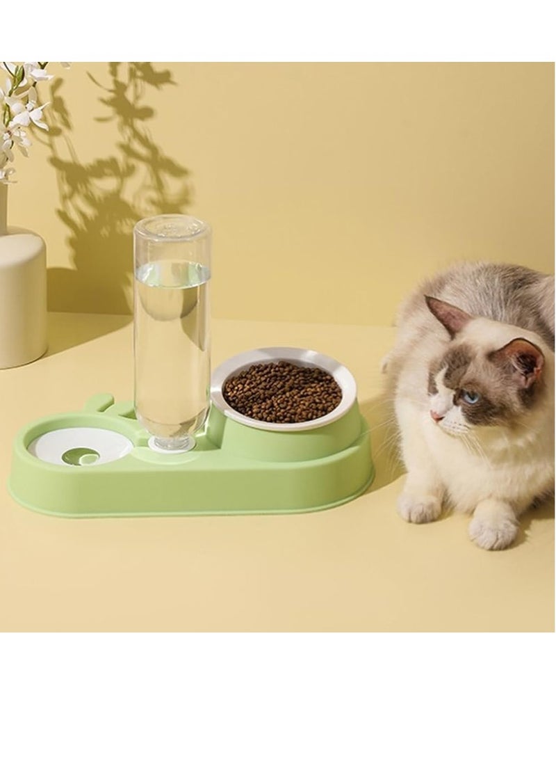 Generic Automatic Cats Food Bowl 2 in 1 Pet Food Feeders with Automatic Water Bottle Bowl Double Bowl - Image 5