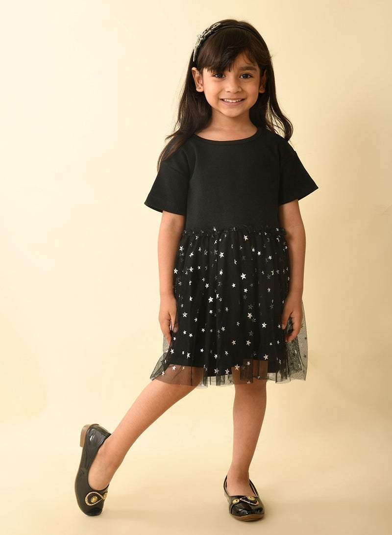 LILPICKS Star Tulle Party Dress - Image 2