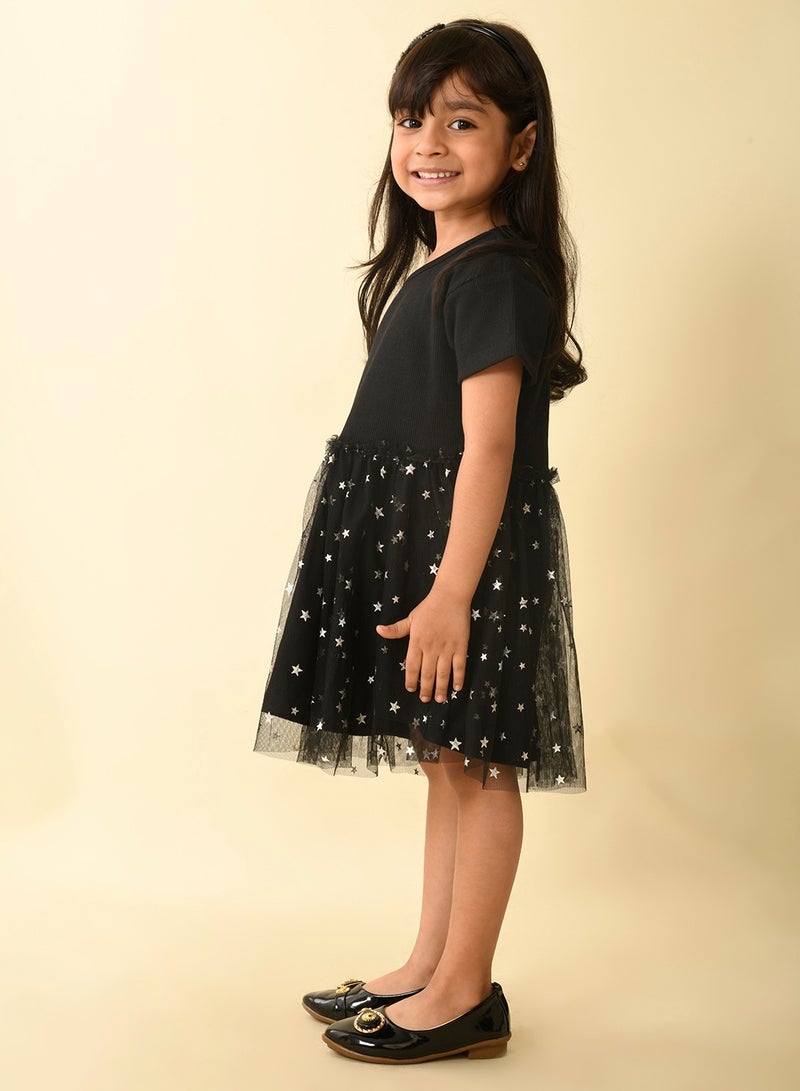 LILPICKS Star Tulle Party Dress - Image 3