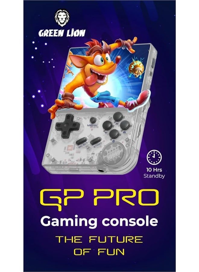 GREEN LION GP PRO Gaming 17 consoles in 1 with More Than 5400 Games and 10Hrs Standby / Gaming Console for Kids & Adults / Old Games - transparent - Image 5