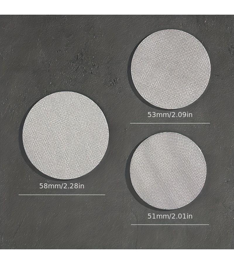 1pc Reusable 316 Stainless Steel Coffee Puck Filter 53mm 150 Micron Fine Mesh Screen For Espresso Coffee Home Kitchen Restaurant - Image 4