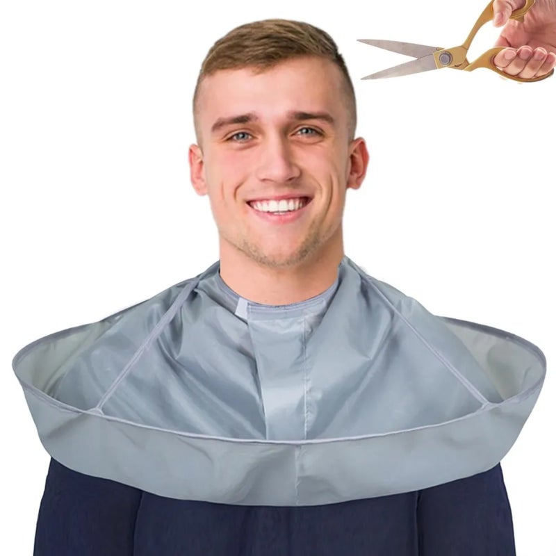 Barber bib, waterproof cape shawl (umbrella-shaped adjustable neck circumference) - Image 2