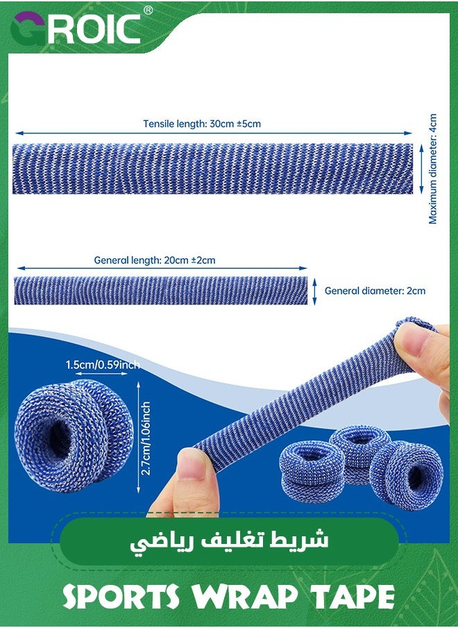 GROIC 10 قطع من أغطية الأصابع، واقيات الأصابع لأطراف الأصابع، ضمادات أصابع قابلة للتنفس، ضمادات أصابع قابلة للتنفس للياقة البدنية، كشك أصابع لحماية الأصابع في المطبخ والعمل  - Image 2