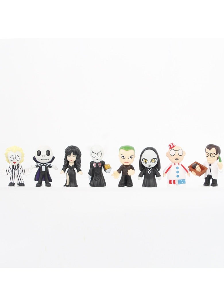 24pc Anime Figure Horror Movie Characters Chucky Freddy Jason Scary Saw Jack Night Halloween Action Figures Toys 5cm  - Image 3