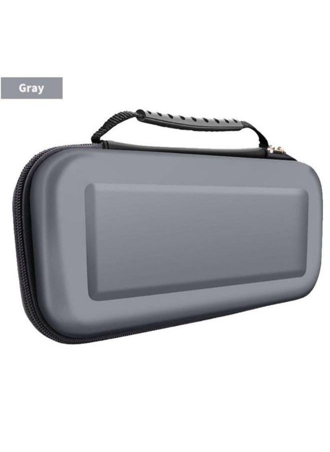 Generic Hard Protective Handle Carry Travel &10 Game Cartridges Storage Case Cover For Nintendo switch OLED & Nintendo Switch Game (Gray)  - Image 3