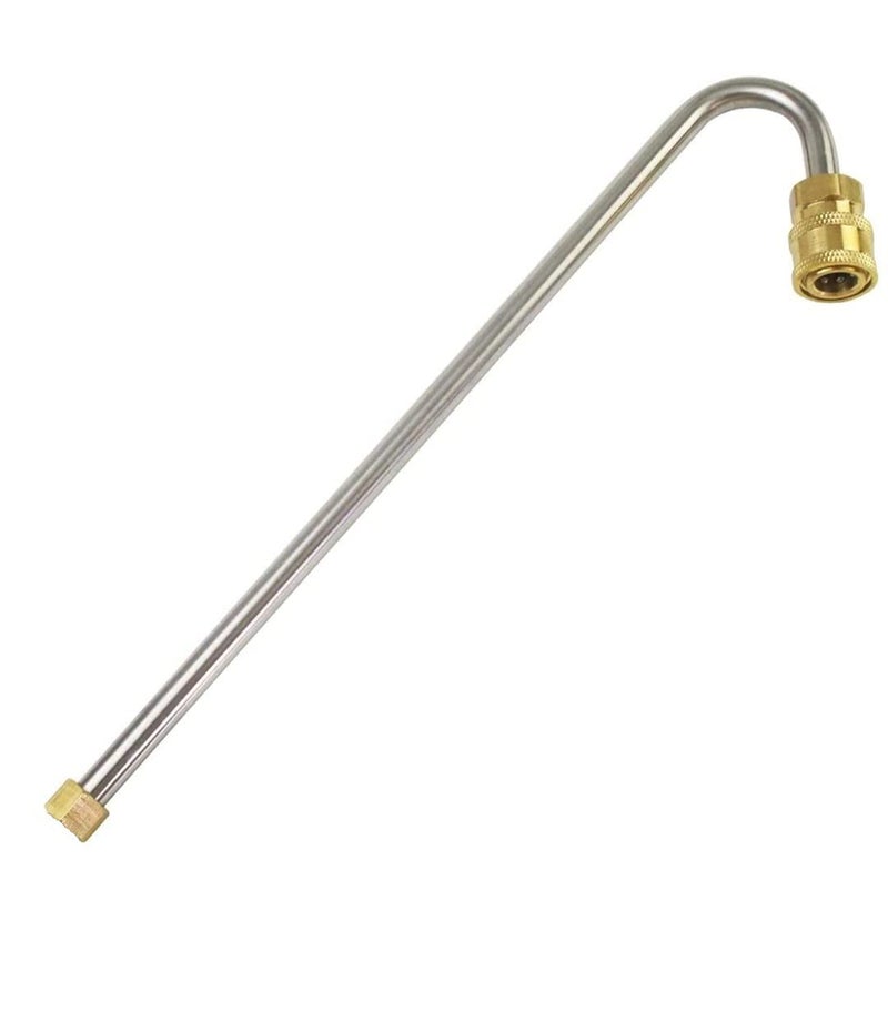 NE Extension rod Pressure Washer Spray WandExtension 120 Degree Bend Rod 16 5000 PSI with QC Adapter car washing ss 304  - Image 3