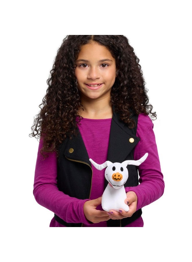 Just Play Disney Tim Burton's The Nightmare Before Christmas Small 5.5-inch Zero Plush Stuffed Animal, Kids Toys for Ages 3 Up - Image 2