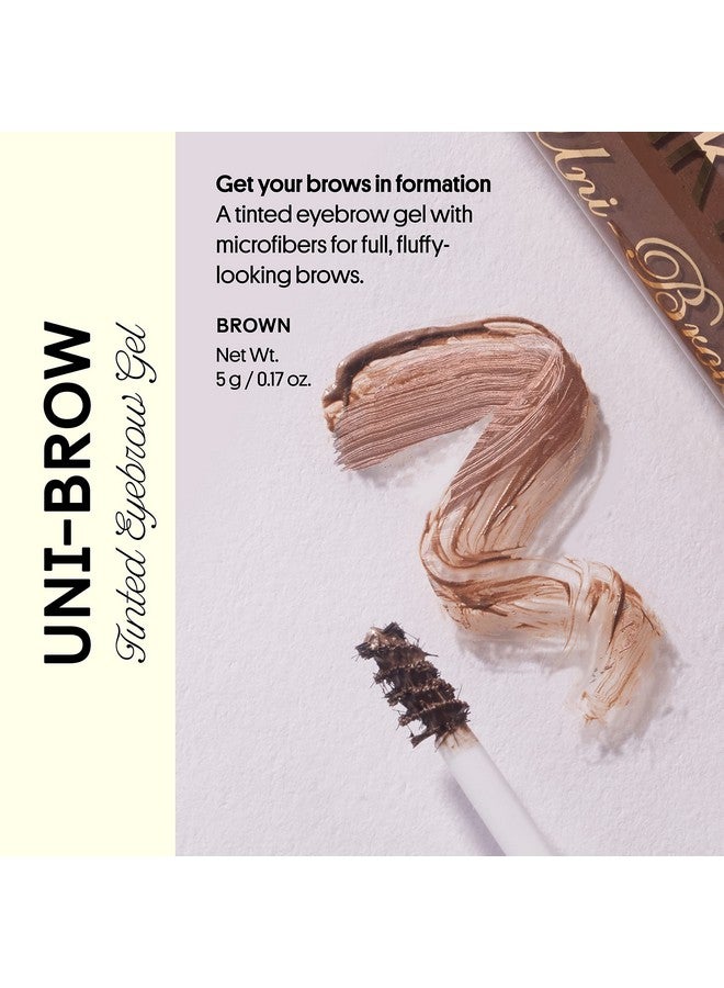 Winky Lux Unibrow Tinted Brow Gel Eyebrow Gel And Brow Mascara Eyebrow Makeup Brow Tint Universal Brown - Image 2