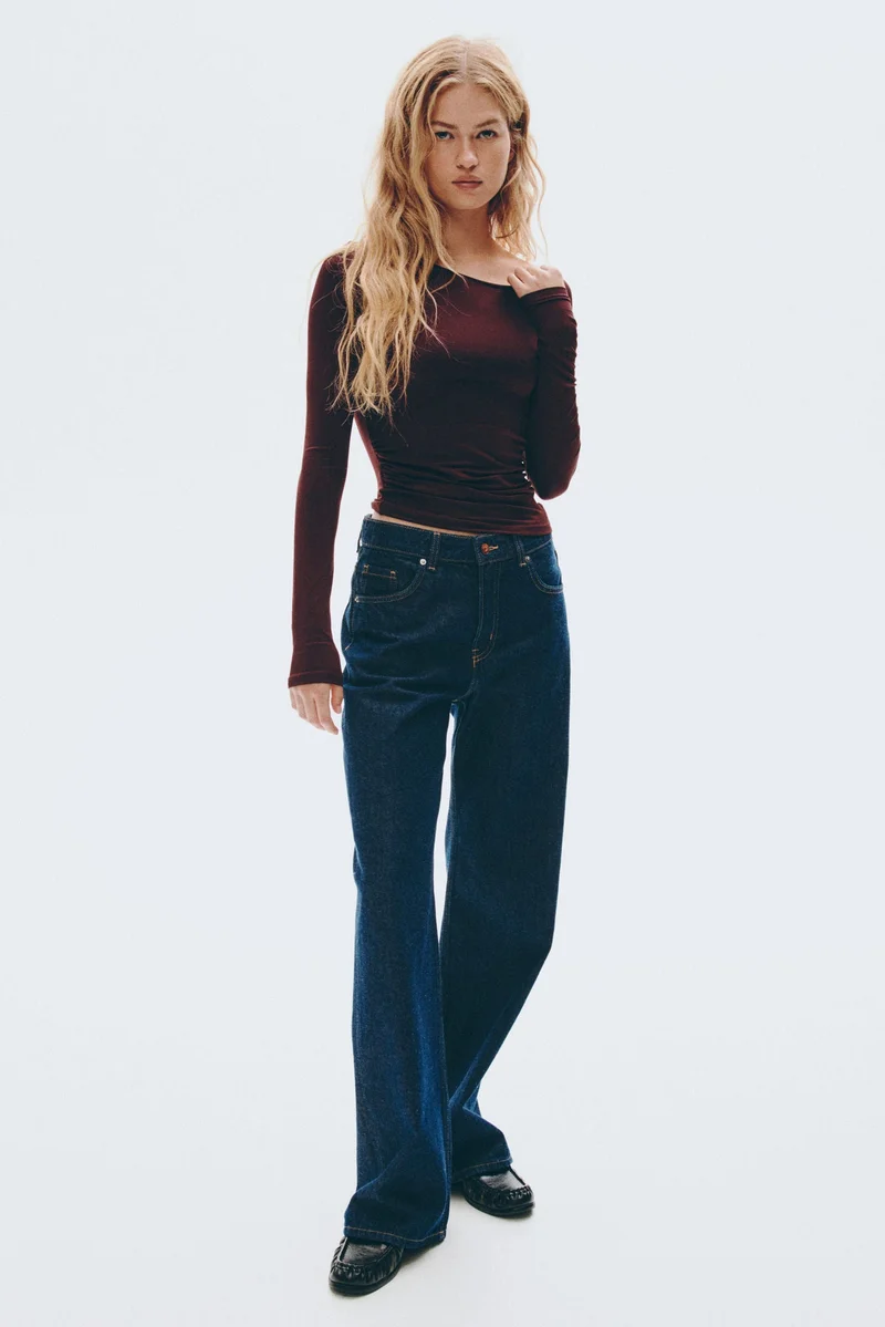 H&M Draped one-shoulder top