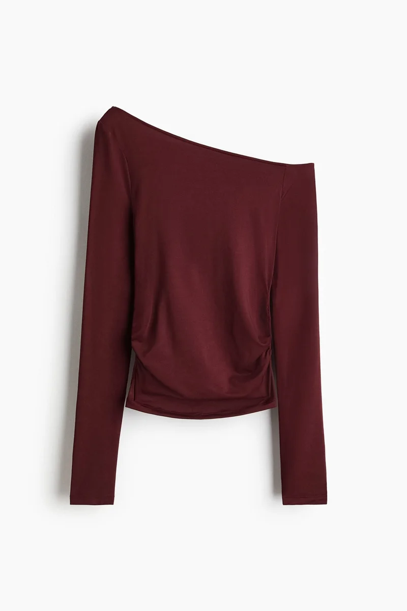 H&M Draped one-shoulder top