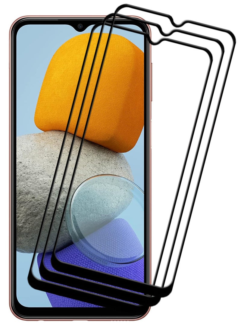 ACLIX 3 Pieces Antistatic ESD Dustproof Premium Quality High Definition Tempered Glass Screen Protector Designed For Samsung Galaxy M23 - Image 1