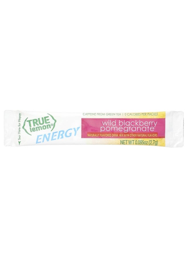 True Citrus - True Citrus, True Lemon®, Energy, Wild Blackberry Pomegranate, 6 Packets, 0.095 oz (2.7 g) Each - Image 1