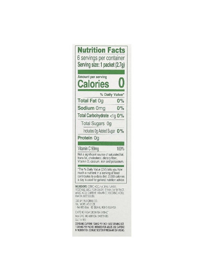 True Citrus - True Citrus, True Lemon®, Energy, Wild Blackberry Pomegranate, 6 Packets, 0.095 oz (2.7 g) Each - Image 1