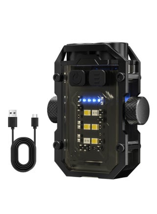 Rechargeable Portable USB Mini Keychain Light High-brightness COB Hat Clip Light Camp Light Emergency Camping Style Light-Color: 300 Mah (plastic + Fidget Spinner) - pzsku/Z8FC3517B2CF4A501CD72Z/45/1744354734/21227389-0228-45cb-8f5d-b68aef5b745e