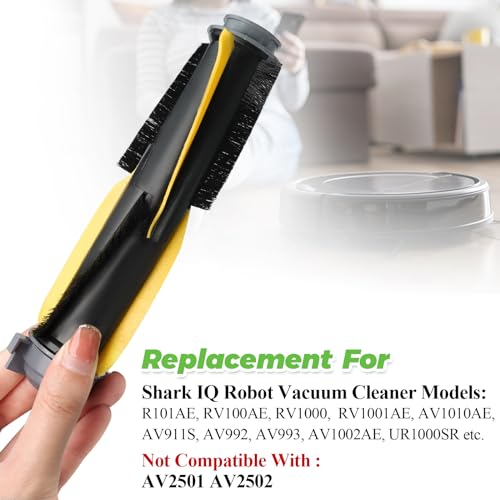 Techecook 2 Pack Main Roller Brush for Shark IQ Vacuum Replacement for Shark RV1001AE RV101 AV1002AE AV1010AE UR1005AE UR1000SR RV2001WD AV993 Vacuum Cleaner - Image 4