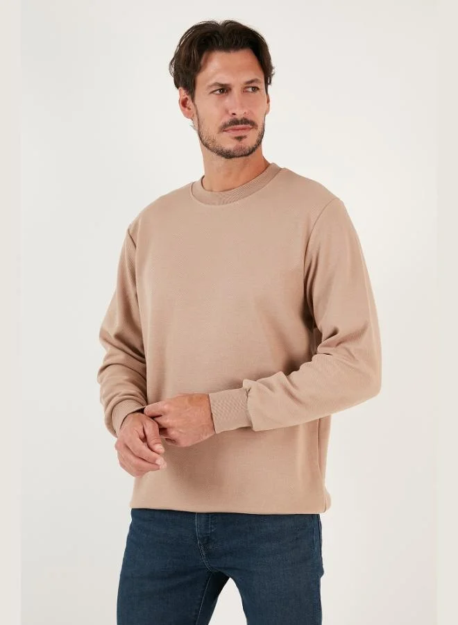 Buratti Cotton Crew Neck Regular Fit Basic Sweatshirt Men's SWEAT 5905521